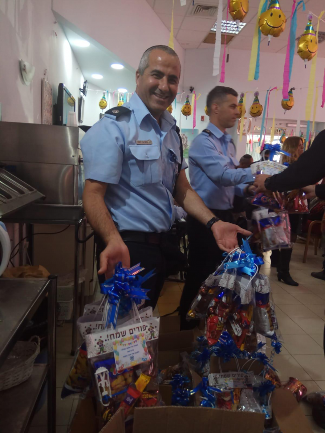 משטרת ישראל חגגה את פורים ב