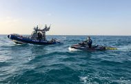 שוטרי יחידת השיטור הימי של משטרת ישראל הוזעקה אתמול בעקבות סירת מנוע שסיכנה את ציבור הרוחצים בחוף הים שבדרום